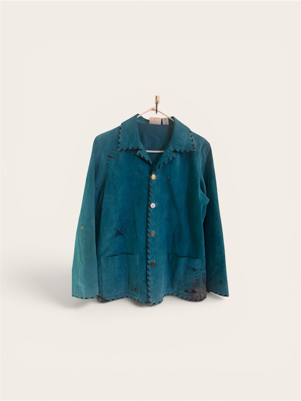 Chicos Genuine Suede leather jacket!!